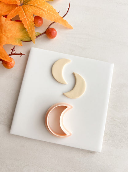 Moon No. 3 Clay Cutter | Moon No. 3 Polymer Clay Cutter for DIY Celestial Earrings Astrology Jewelry and Handmade Lunar Accessories