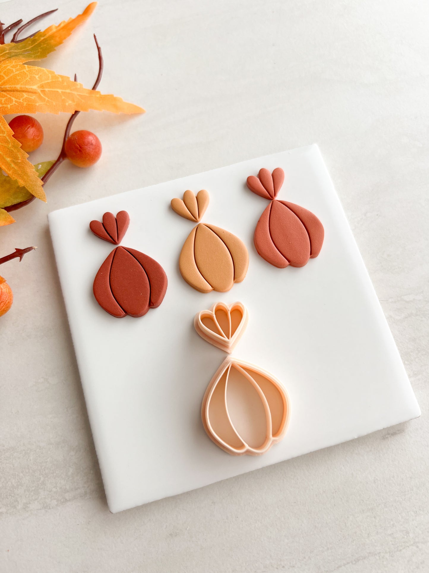 Scalloped Floral Shape No. 1 Clay Cutter | Scalloped Floral Shape No. 1 Polymer Clay Cutter for DIY Floral Earrings Elegant Jewelry and Handmade Botanical Accessories