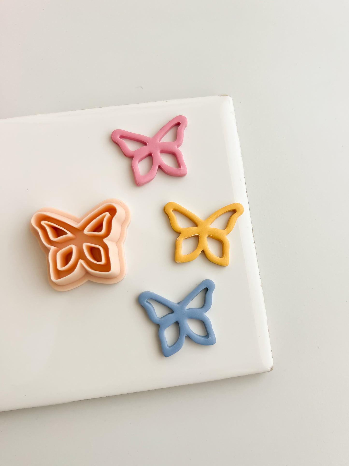 Butterfly Cutout No. 1 Clay Cutter | Butterfly Cutout No. 1 Polymer Clay Cutter for DIY Nature Earrings Butterfly-Themed Jewelry and Handmade Elegant Accessories