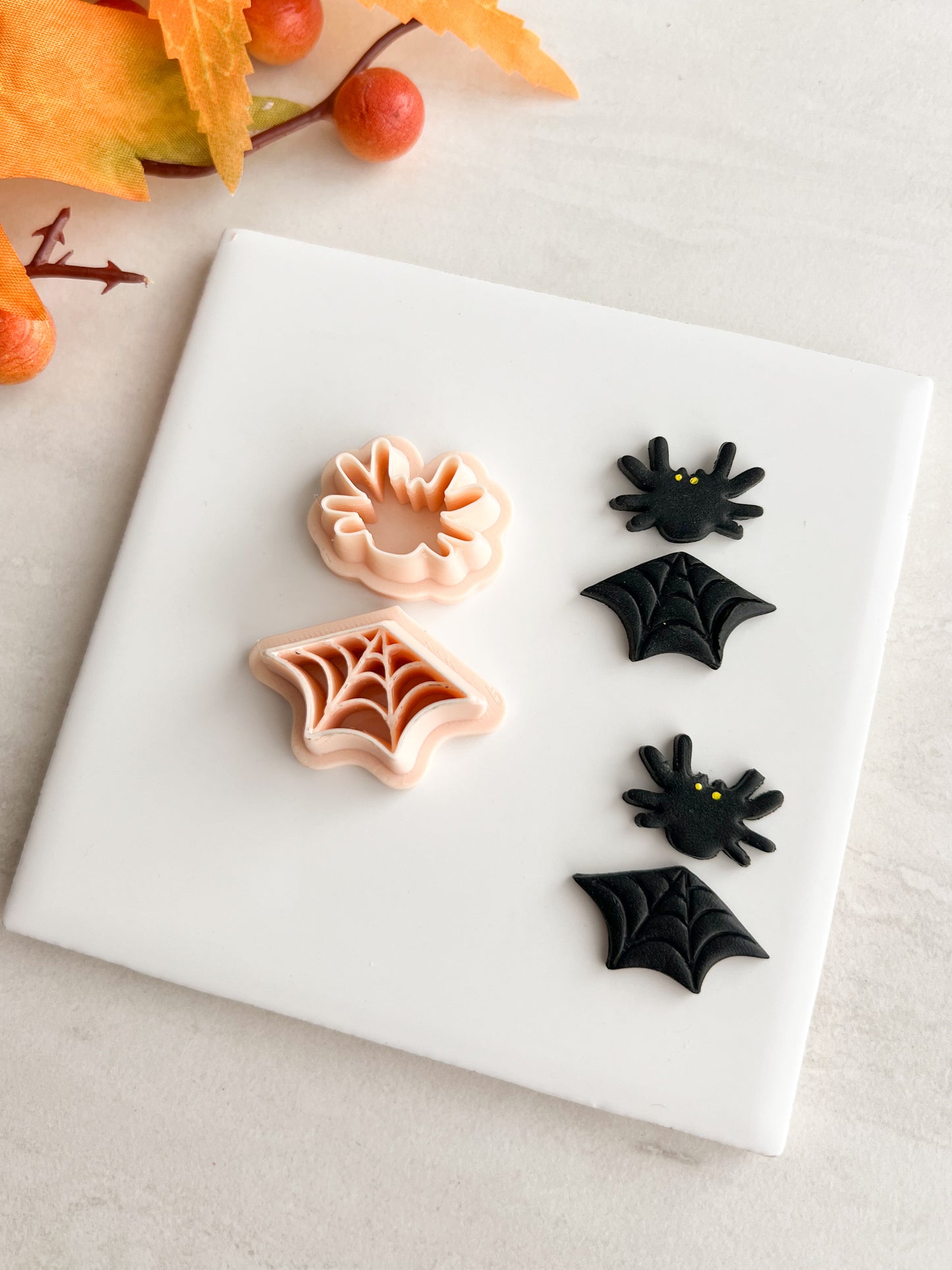 Spiderweb Dangle Clay Cutter | Spiderweb Dangle Polymer Clay Cutter for DIY Halloween Earrings Gothic Jewelry and Handmade Spooky Accessories