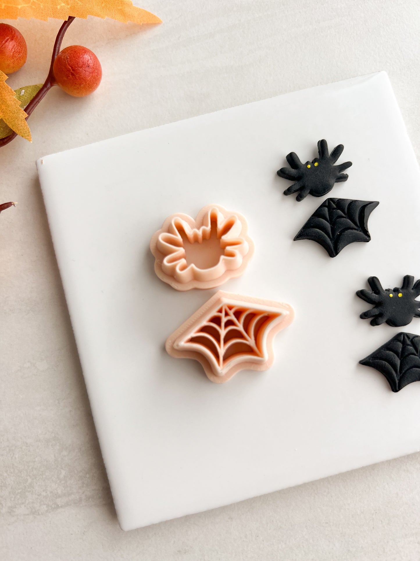 Spiderweb Dangle Clay Cutter | Spiderweb Dangle Polymer Clay Cutter for DIY Halloween Earrings Gothic Jewelry and Handmade Spooky Accessories