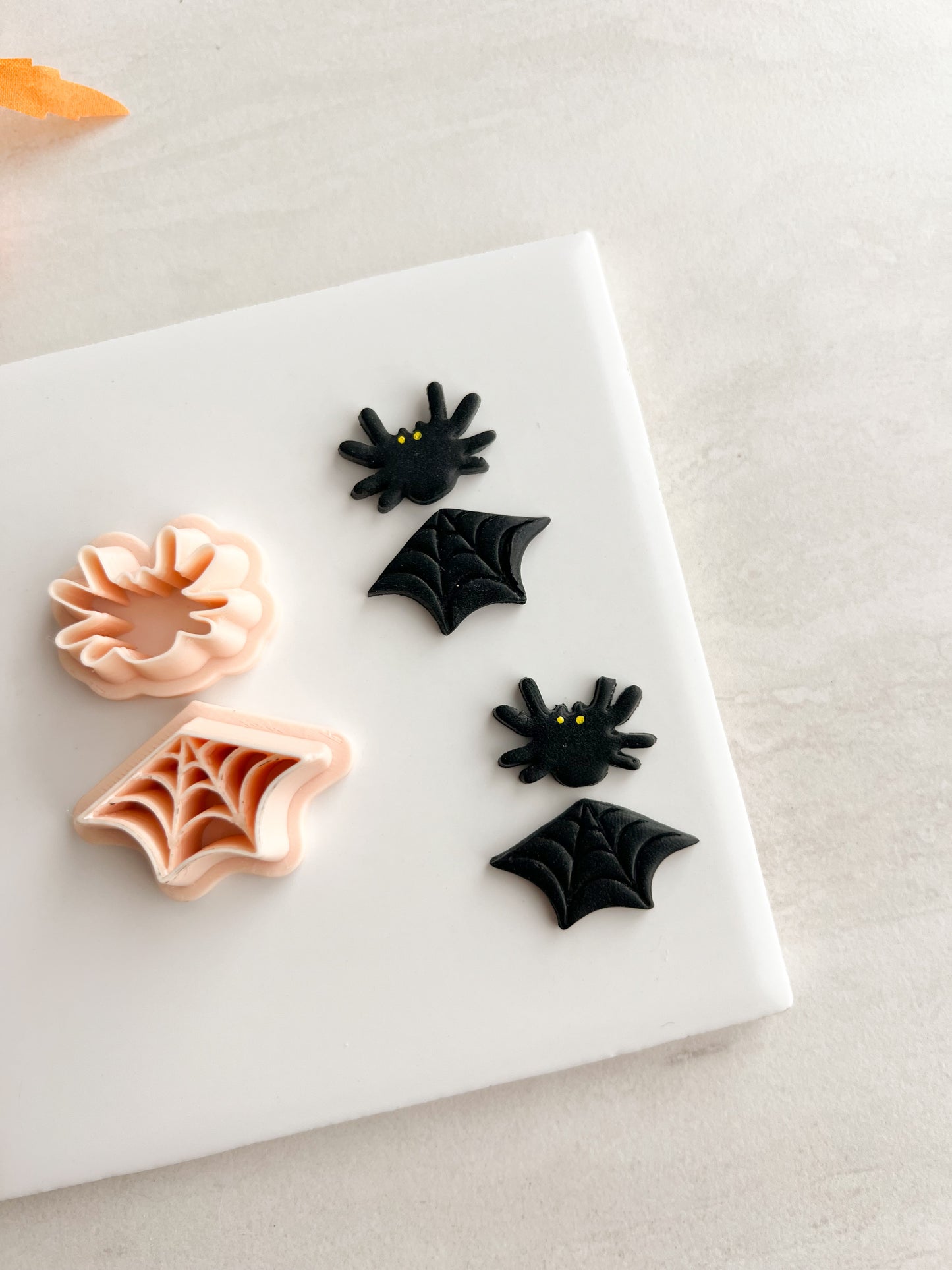 Spiderweb Dangle Clay Cutter | Spiderweb Dangle Polymer Clay Cutter for DIY Halloween Earrings Gothic Jewelry and Handmade Spooky Accessories