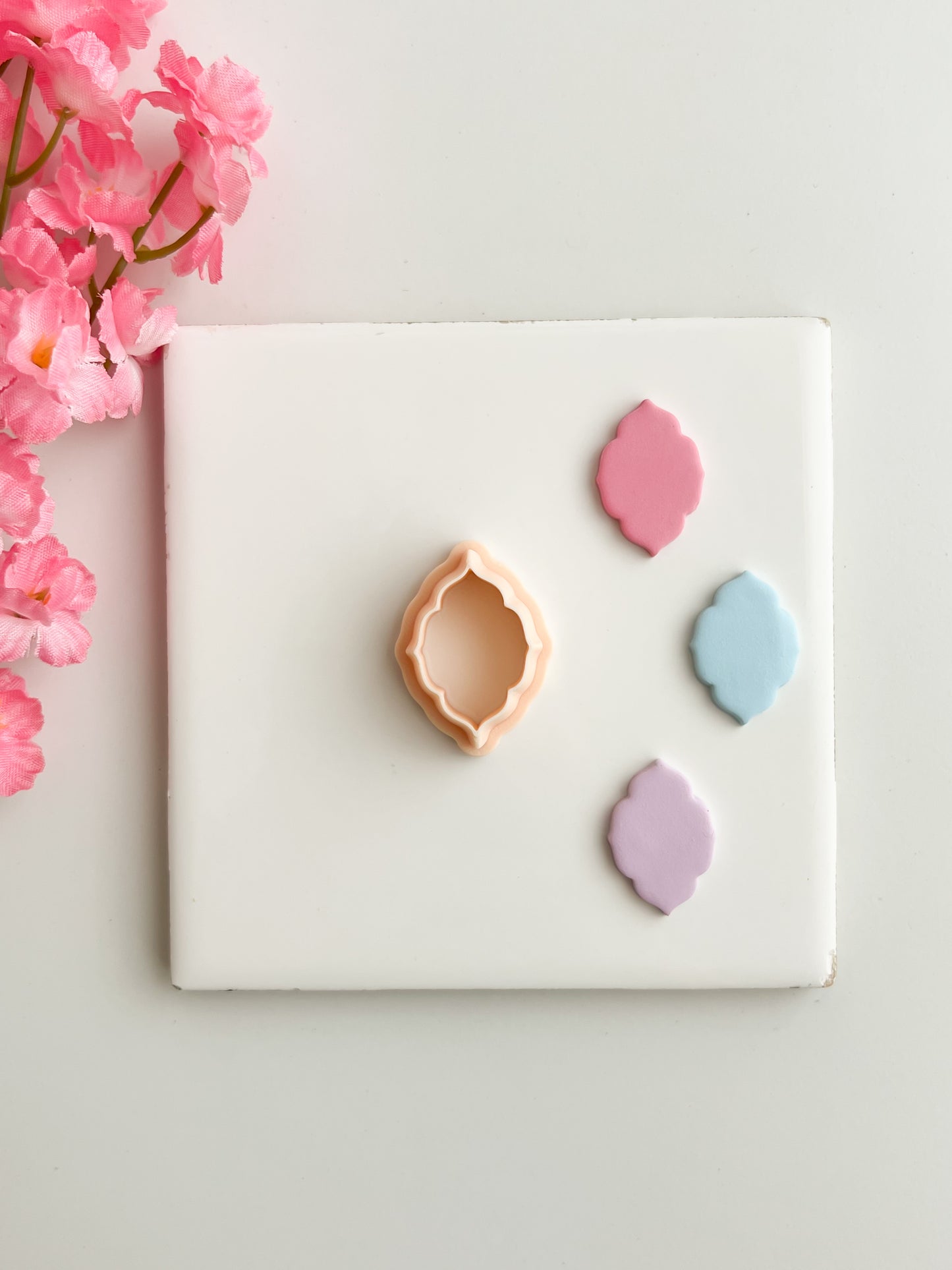 Elegant Shape No. 11 Clay Cutter | Elegant Shape No. 11 Polymer Clay Cutter for DIY Minimalist Earrings Geometric-Themed Jewelry and Handmade Chic Accessories