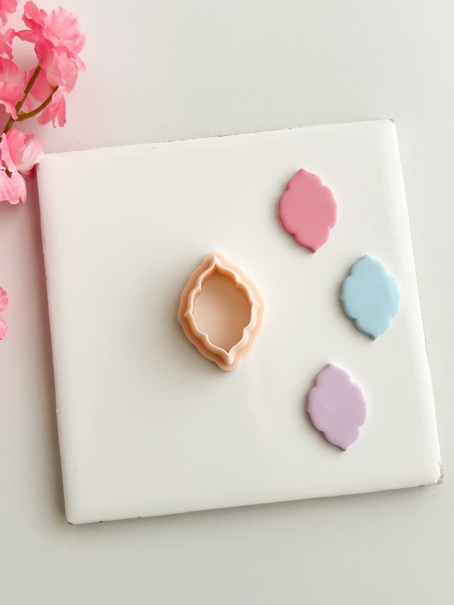 Elegant Shape No. 11 Clay Cutter | Elegant Shape No. 11 Polymer Clay Cutter for DIY Minimalist Earrings Geometric-Themed Jewelry and Handmade Chic Accessories