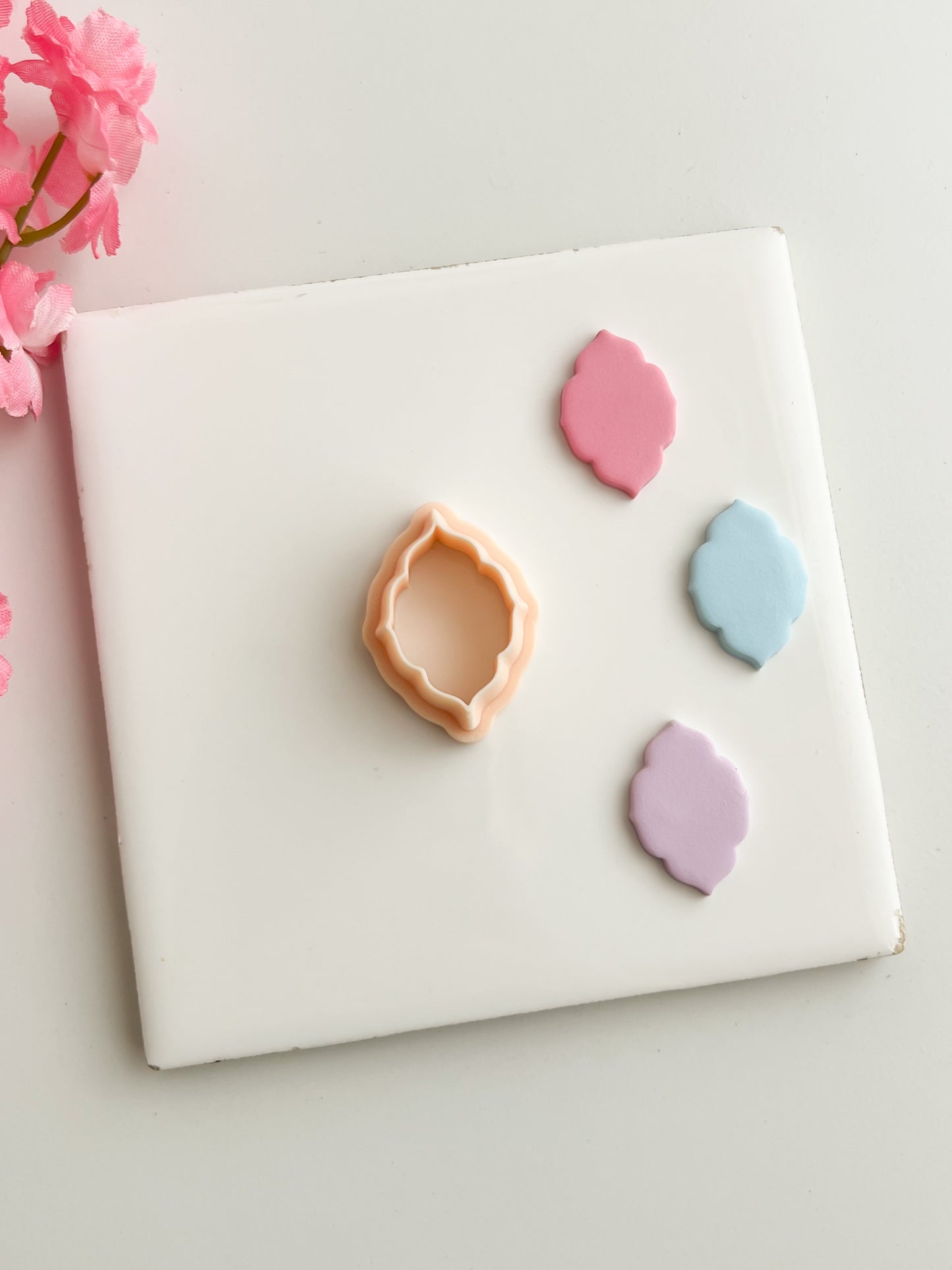 Elegant Shape No. 11 Clay Cutter | Elegant Shape No. 11 Polymer Clay Cutter for DIY Minimalist Earrings Geometric-Themed Jewelry and Handmade Chic Accessories