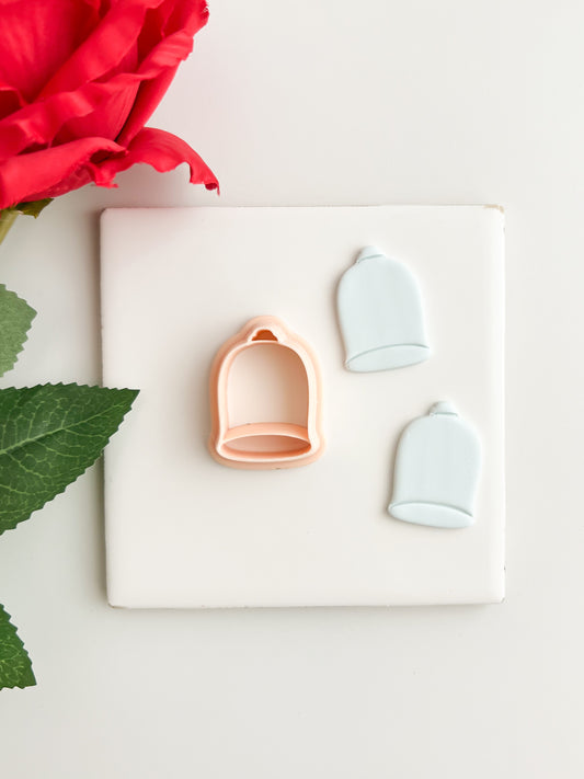 Enchanted Rose Case Clay Cutter | Enchanted Rose Case Polymer Clay Cutter for DIY Fairytale Earrings Fantasy-Themed Jewelry and Handmade Elegant Accessories