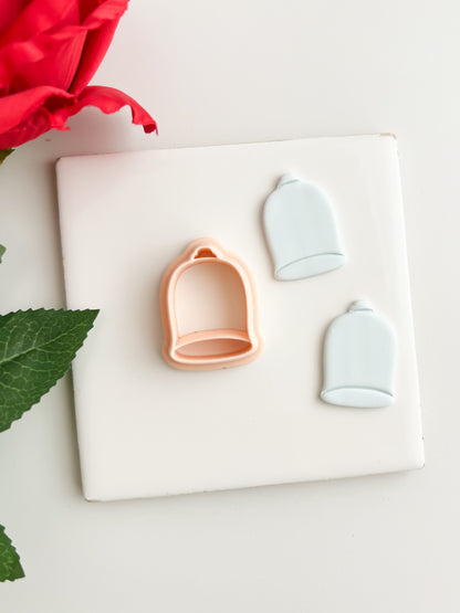 Enchanted Rose Case Clay Cutter | Enchanted Rose Case Polymer Clay Cutter for DIY Fairytale Earrings Fantasy-Themed Jewelry and Handmade Elegant Accessories