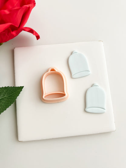 Enchanted Rose Case Clay Cutter | Enchanted Rose Case Polymer Clay Cutter for DIY Fairytale Earrings Fantasy-Themed Jewelry and Handmade Elegant Accessories