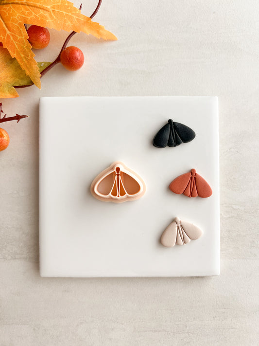 Moth No. 1 Clay Cutter | Moth No. 1 Polymer Clay Cutter for DIY Nature Earrings Nocturnal Jewelry and Handmade Butterfly-Themed Accessories
