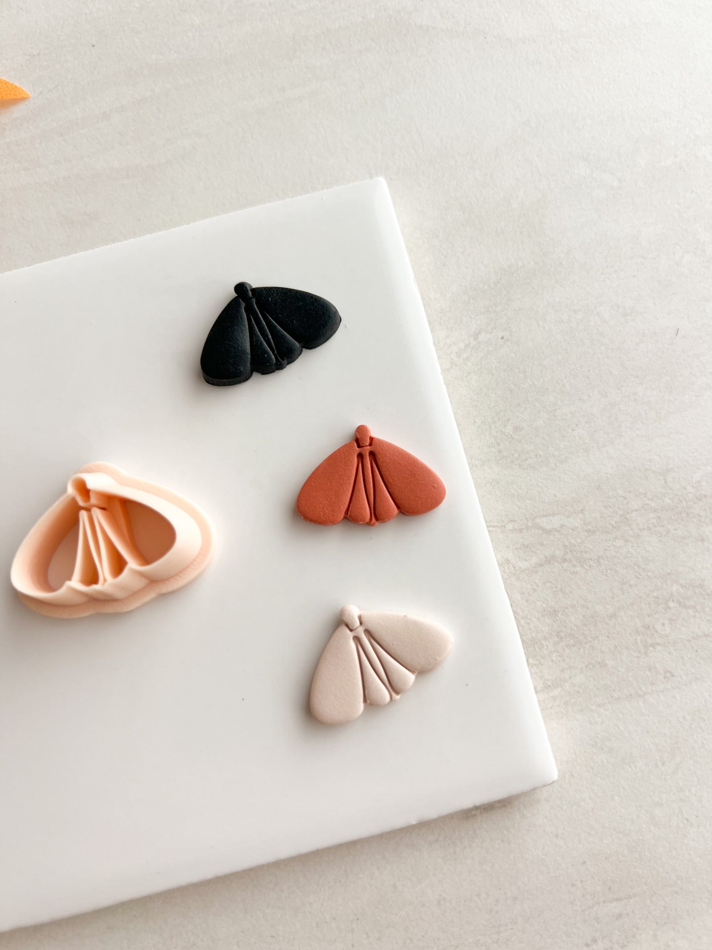 Moth No. 1 Clay Cutter | Moth No. 1 Polymer Clay Cutter for DIY Nature Earrings Nocturnal Jewelry and Handmade Butterfly-Themed Accessories