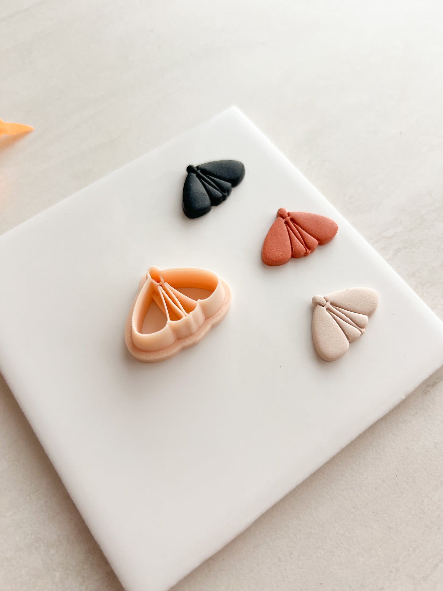 Moth No. 1 Clay Cutter | Moth No. 1 Polymer Clay Cutter for DIY Nature Earrings Nocturnal Jewelry and Handmade Butterfly-Themed Accessories