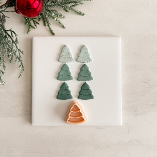 2025 Christmas Tree No. 4 | Festive Polymer Clay Cutters
