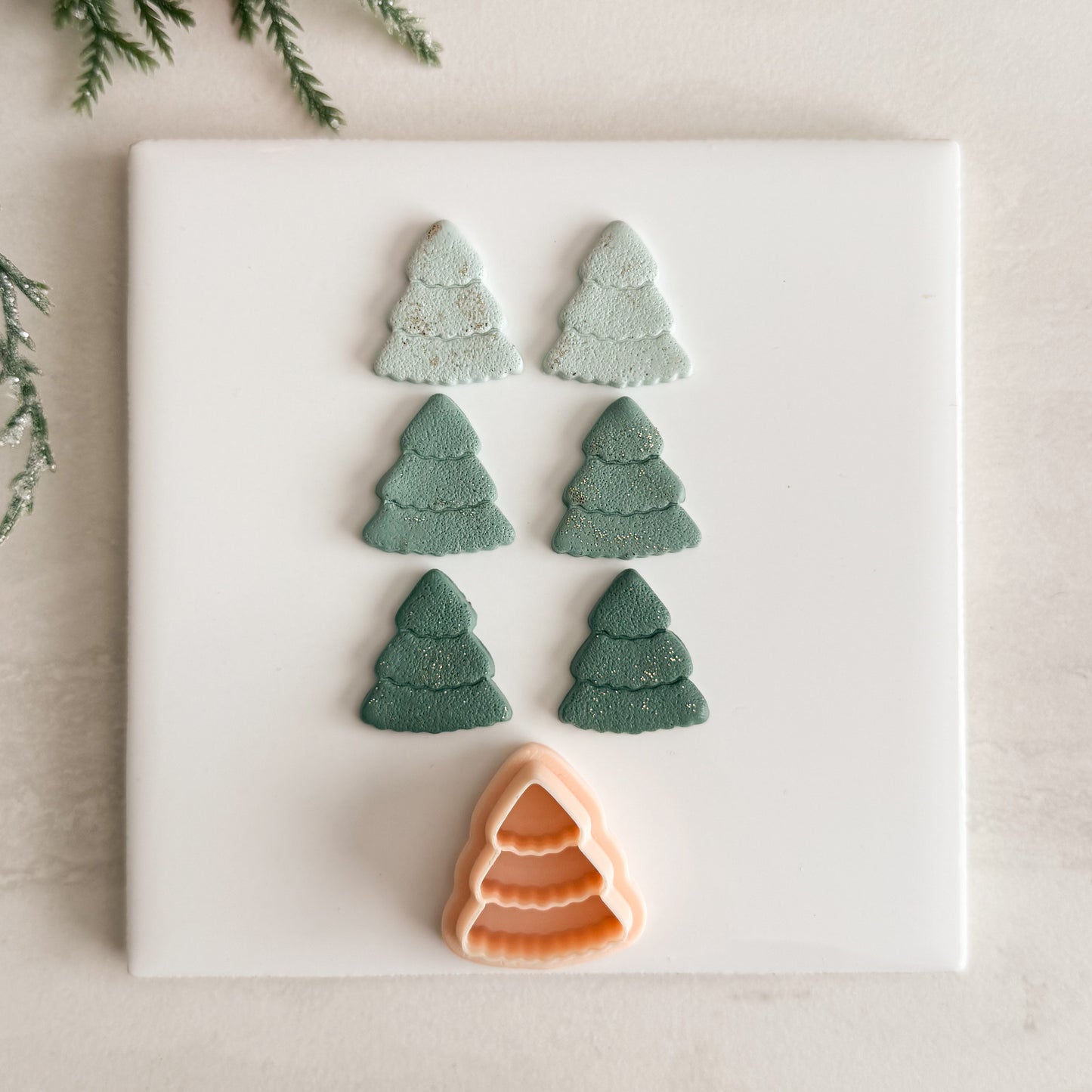 2025 Christmas Tree No. 4 | Festive Polymer Clay Cutters