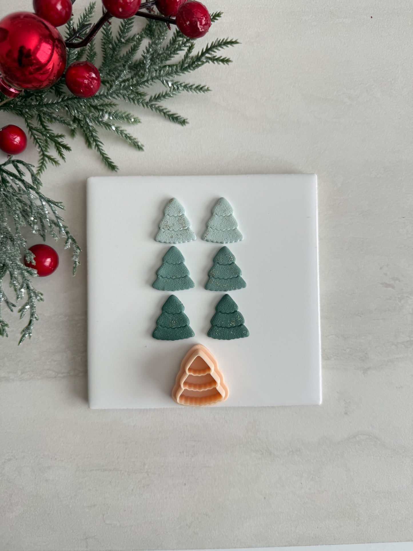 2025 Christmas Tree No. 4 | Festive Polymer Clay Cutters