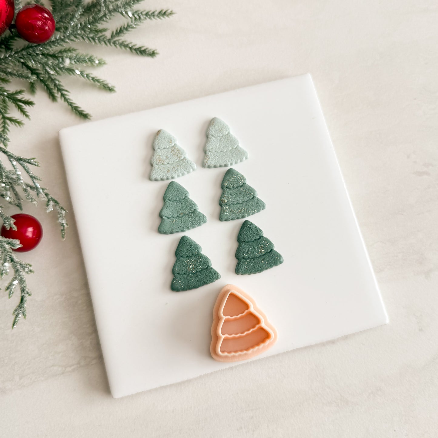 2025 Christmas Tree No. 4 | Festive Polymer Clay Cutters