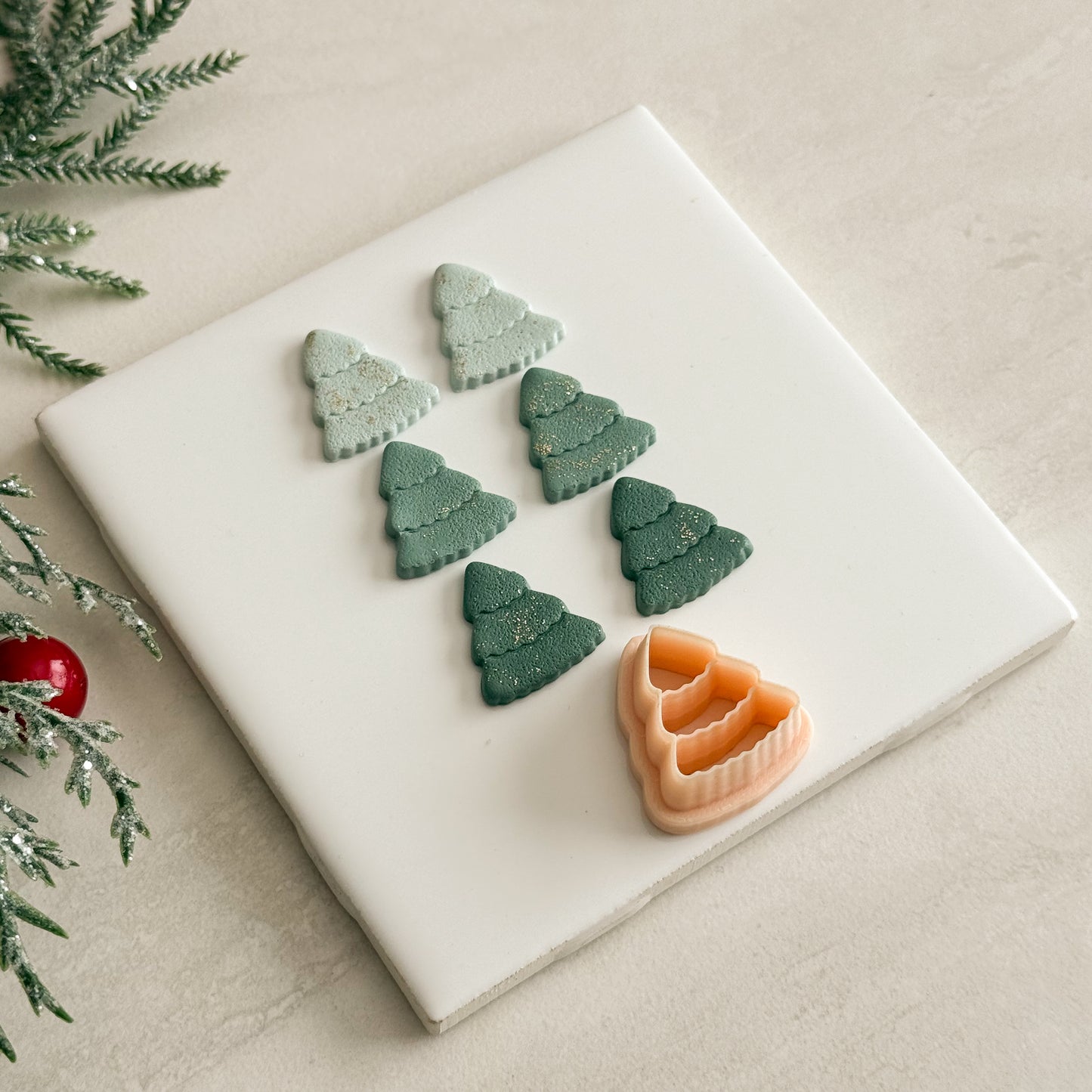 2025 Christmas Tree No. 4 | Festive Polymer Clay Cutters