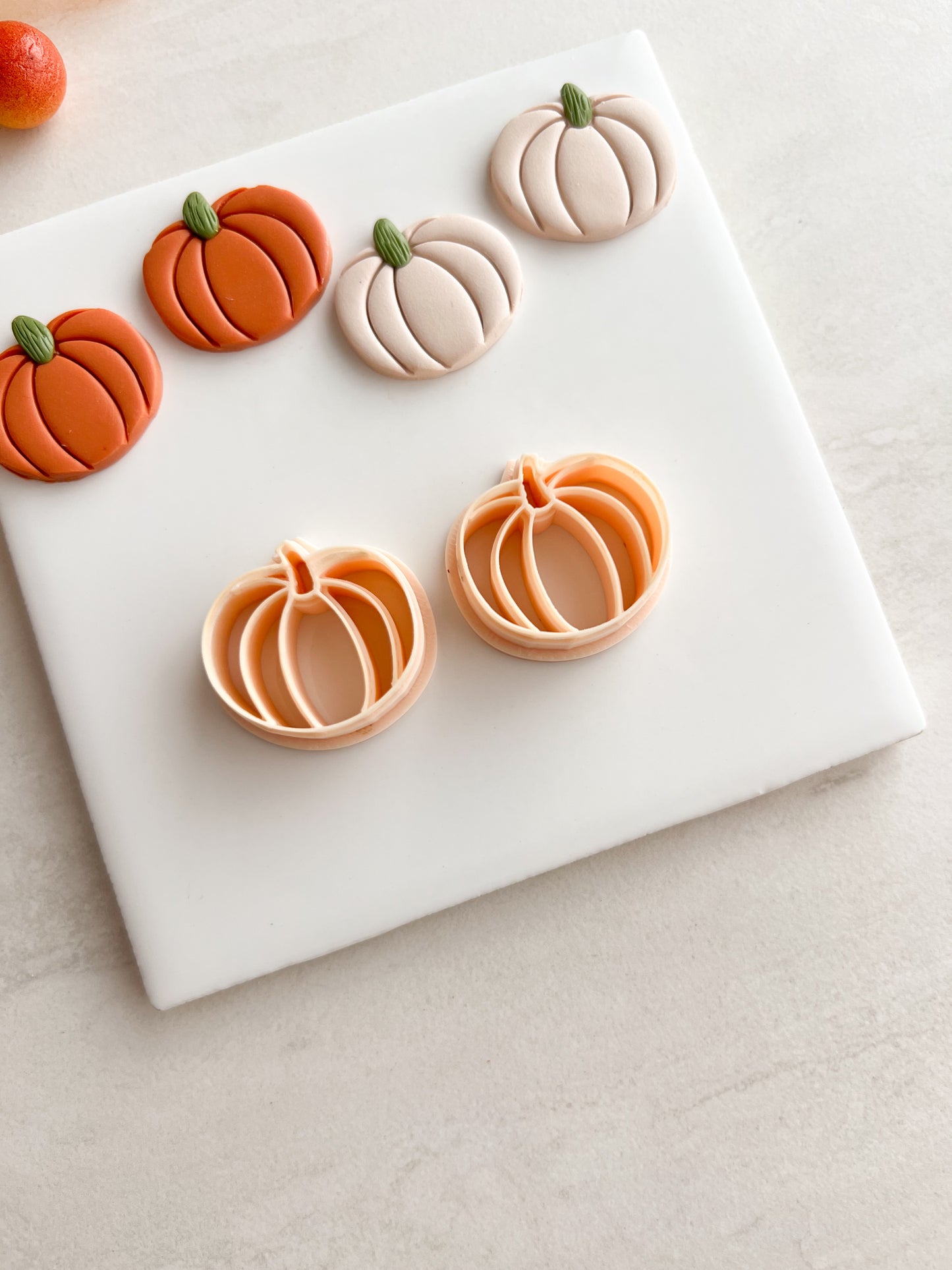 Pumpkin No. 15 Clay Cutter | Pumpkin No. 15 Polymer Clay Cutter for DIY Thanksgiving Earrings Fall Jewelry and Handmade Seasonal Accessories