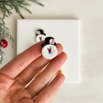 2025 Frosty Head | Festive Polymer Clay Cutters