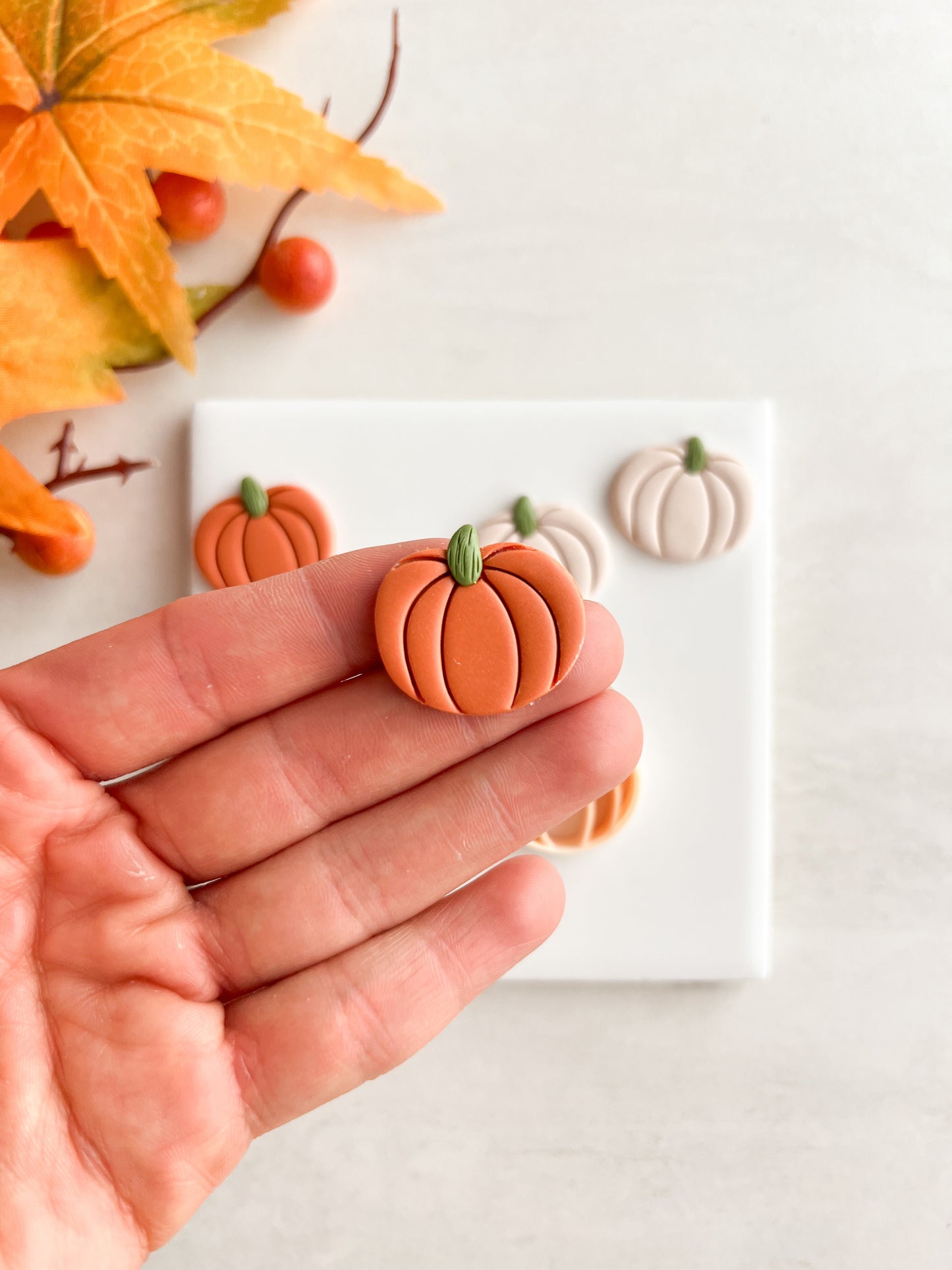 Pumpkin No. 15 Clay Cutter | Pumpkin No. 15 Polymer Clay Cutter for DIY Thanksgiving Earrings Fall Jewelry and Handmade Seasonal Accessories