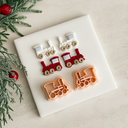 2025 Toy Train | Festive Polymer Clay Cutter