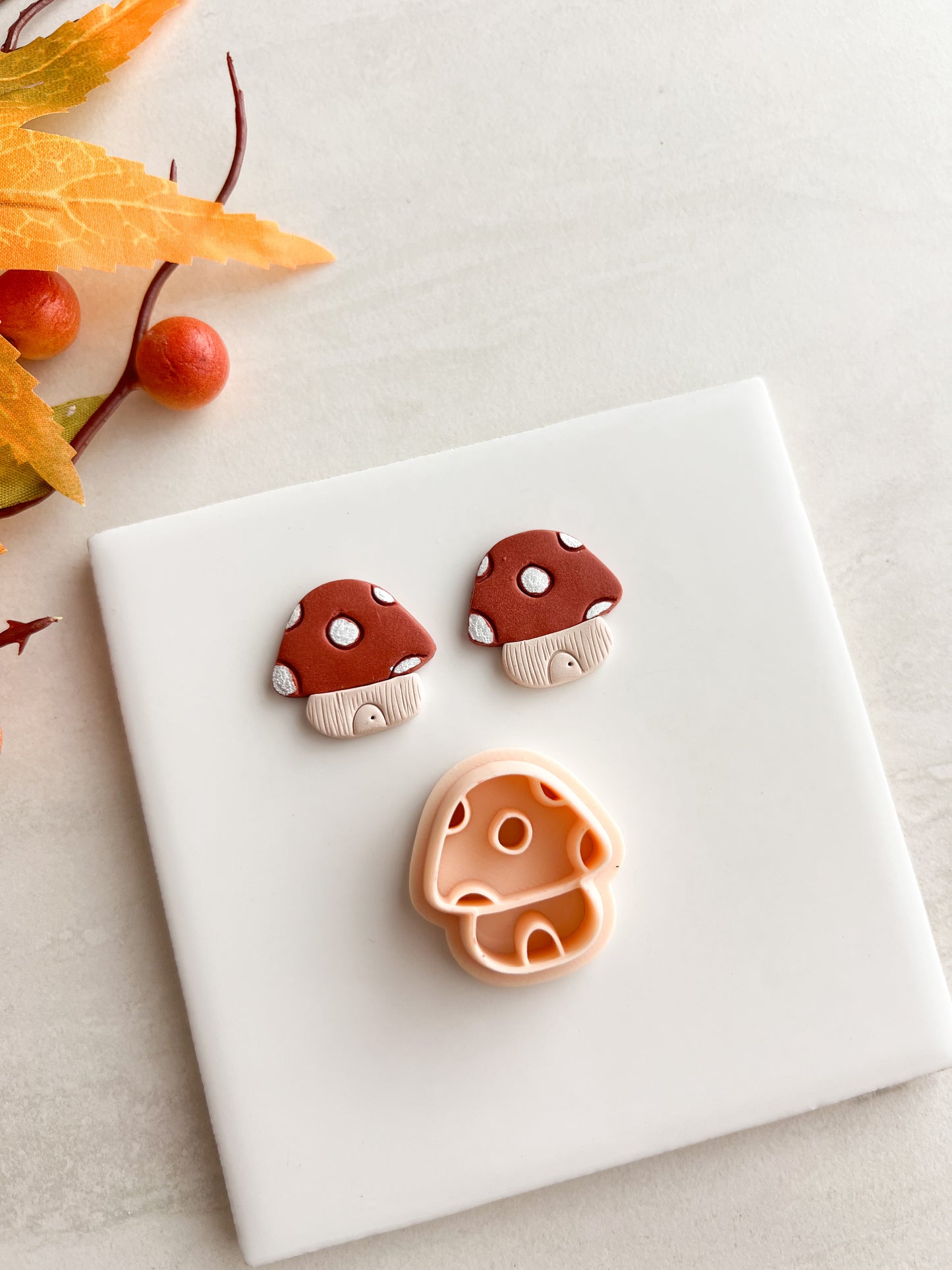 Mushroom House Clay Cutter | Mushroom House Polymer Clay Cutter for DIY Fairytale Earrings Fantasy Jewelry and Handmade Cottagecore Accessories