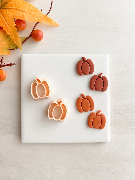 Pumpkin No. 16 Clay Cutter | Pumpkin No. 16 Polymer Clay Cutter for DIY Fall Earrings Halloween Jewelry and Handmade Autumn Accessories