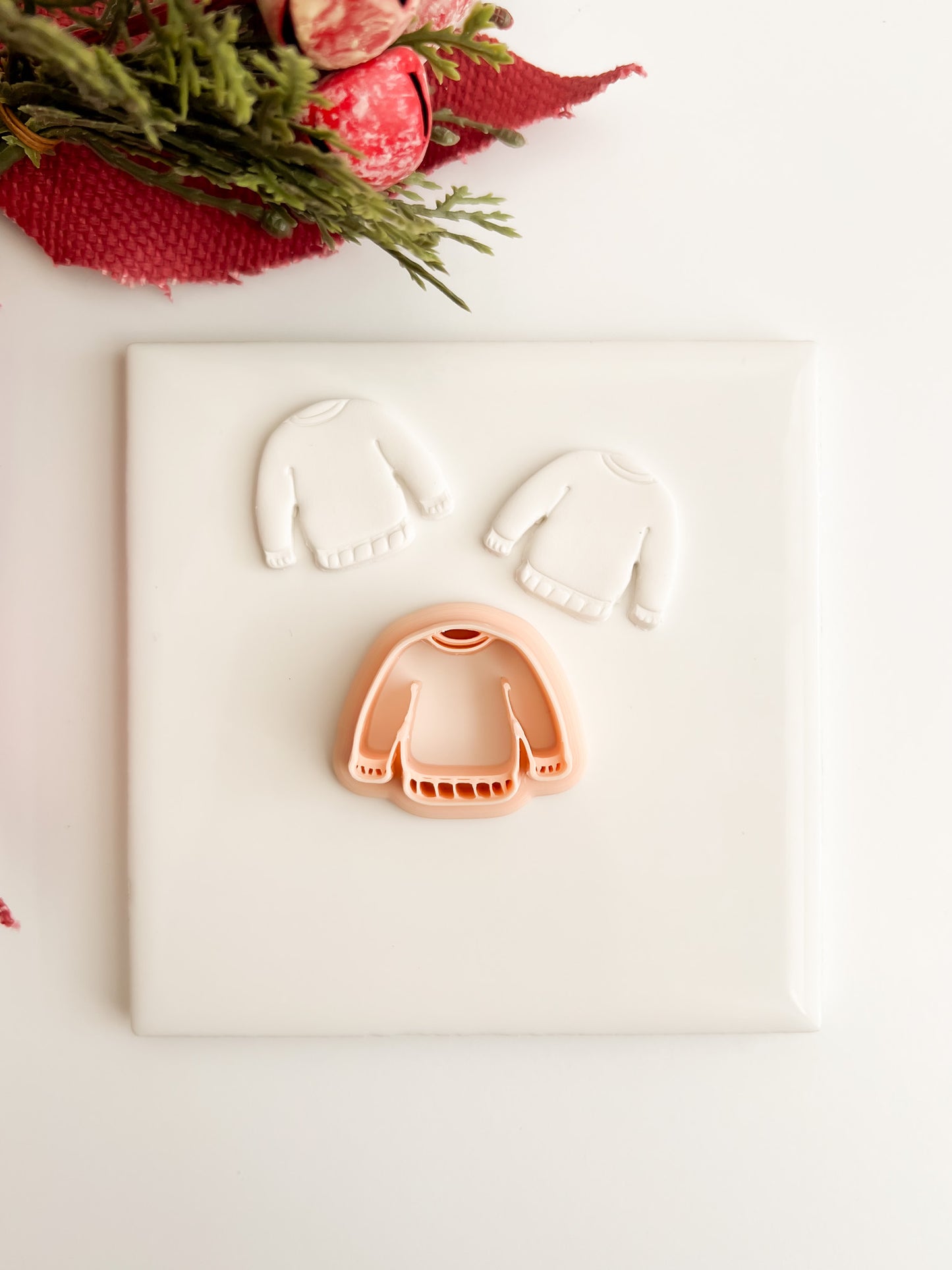 Sweater Clay Cutter | Sweater Polymer Clay Cutter for DIY Cozy Winter Earrings Handmade Fashion Jewelry and Holiday-Themed Crafts
