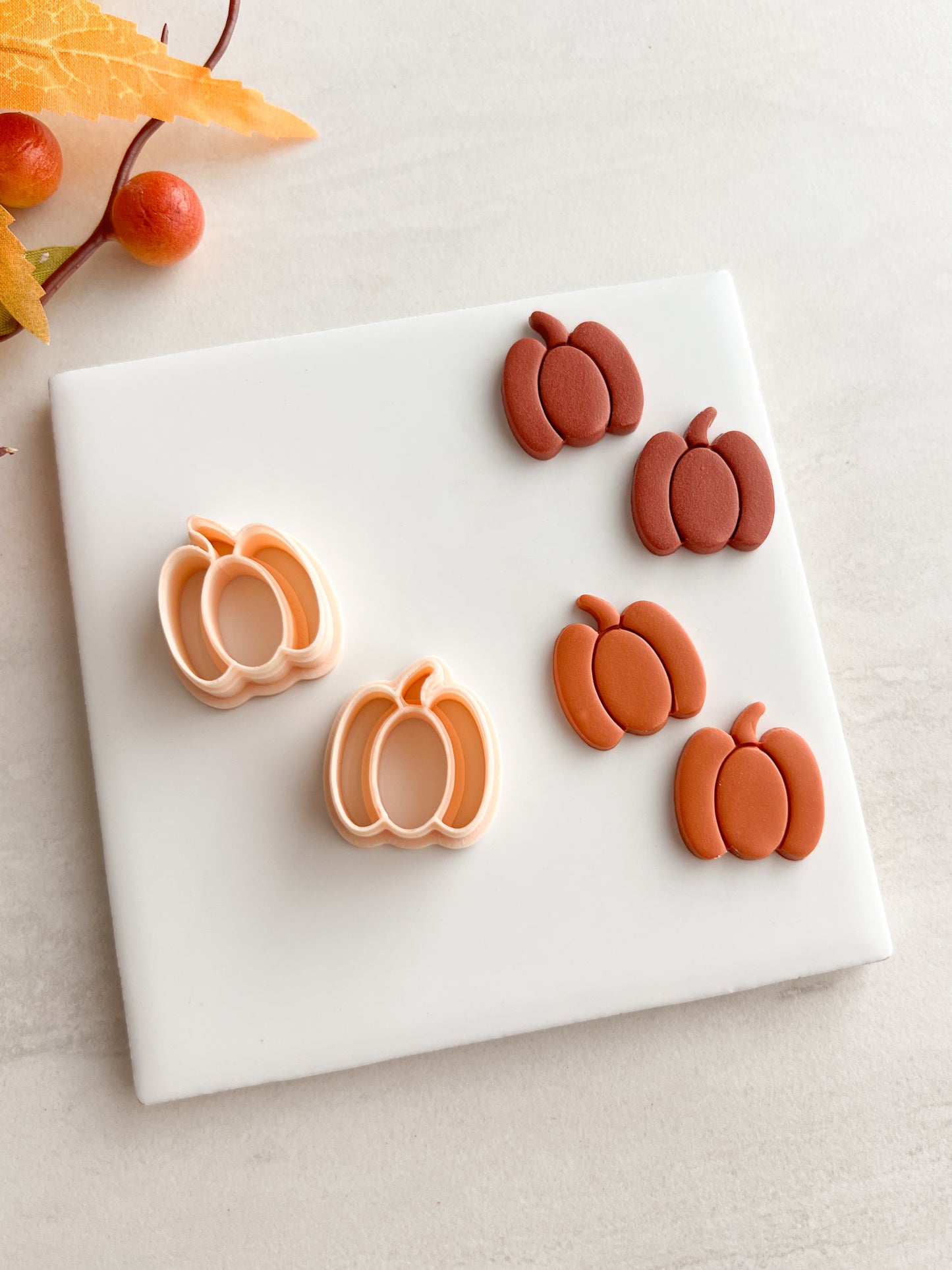 Pumpkin No. 16 Clay Cutter | Pumpkin No. 16 Polymer Clay Cutter for DIY Fall Earrings Halloween Jewelry and Handmade Autumn Accessories