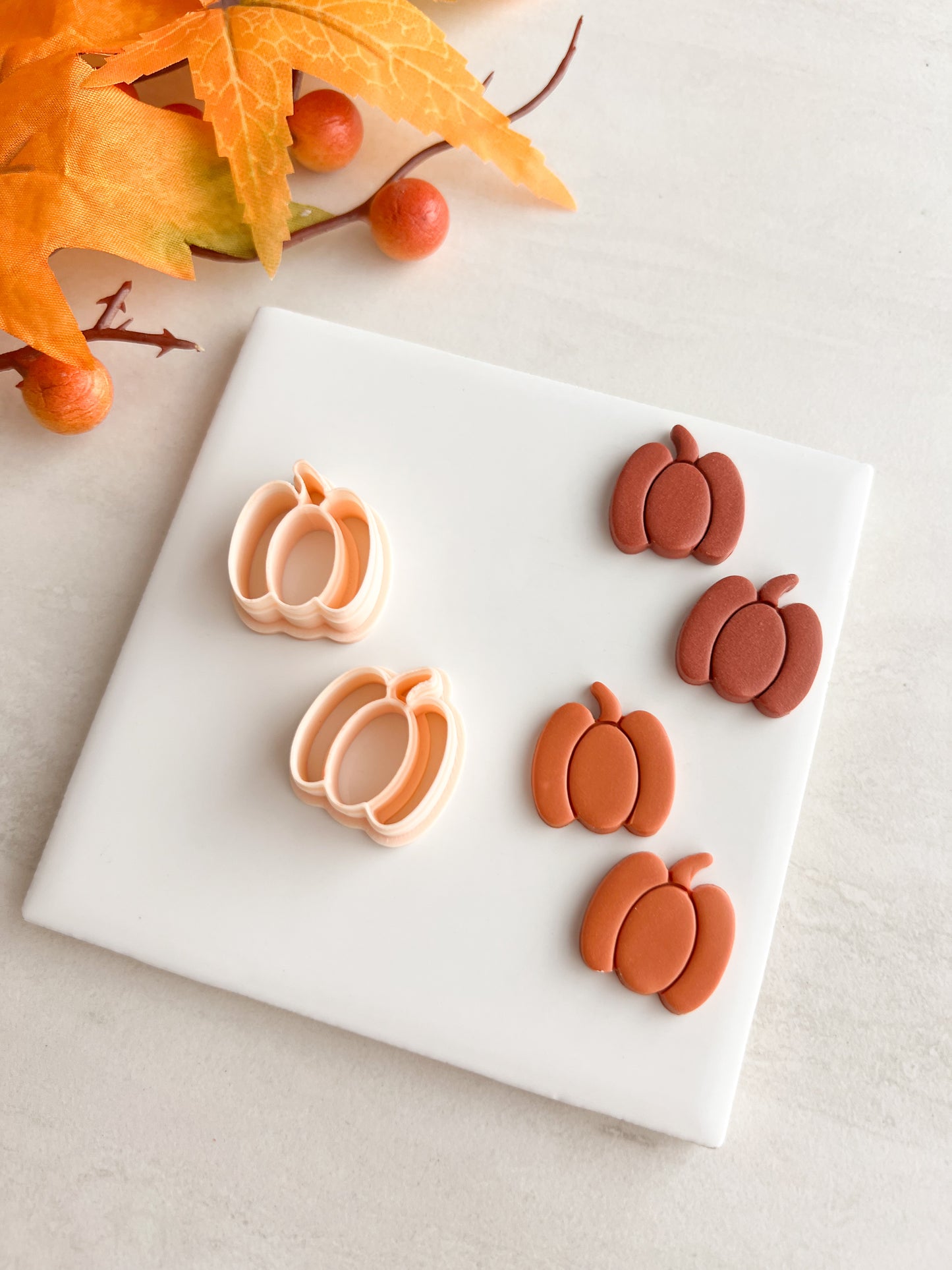 Pumpkin No. 16 Clay Cutter | Pumpkin No. 16 Polymer Clay Cutter for DIY Fall Earrings Halloween Jewelry and Handmade Autumn Accessories