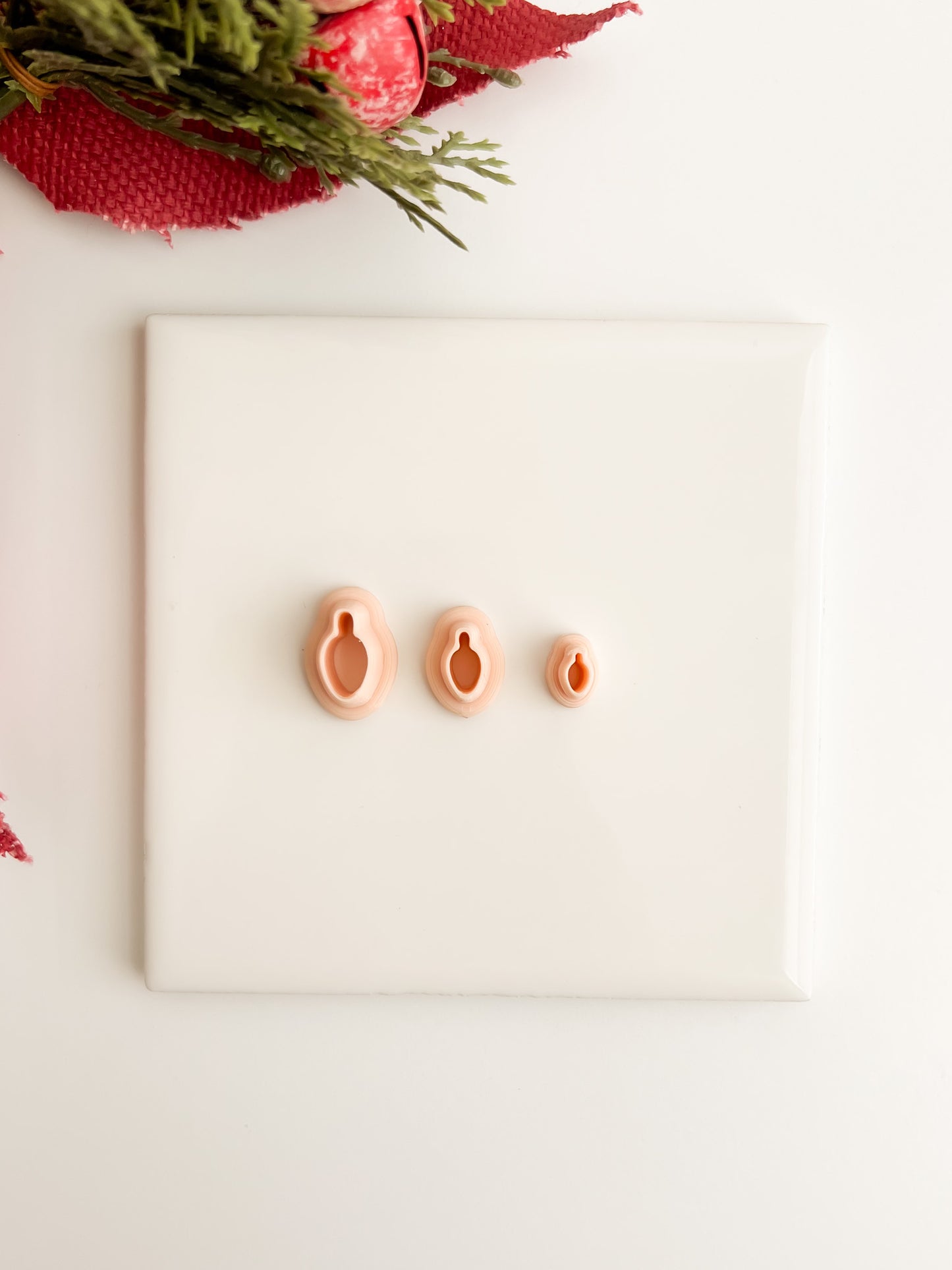 Christmas Lights Clay Cutter | Christmas Lights Polymer Clay Cutter for DIY Holiday Earrings Christmas Jewelry and Bright Seasonal Accessories