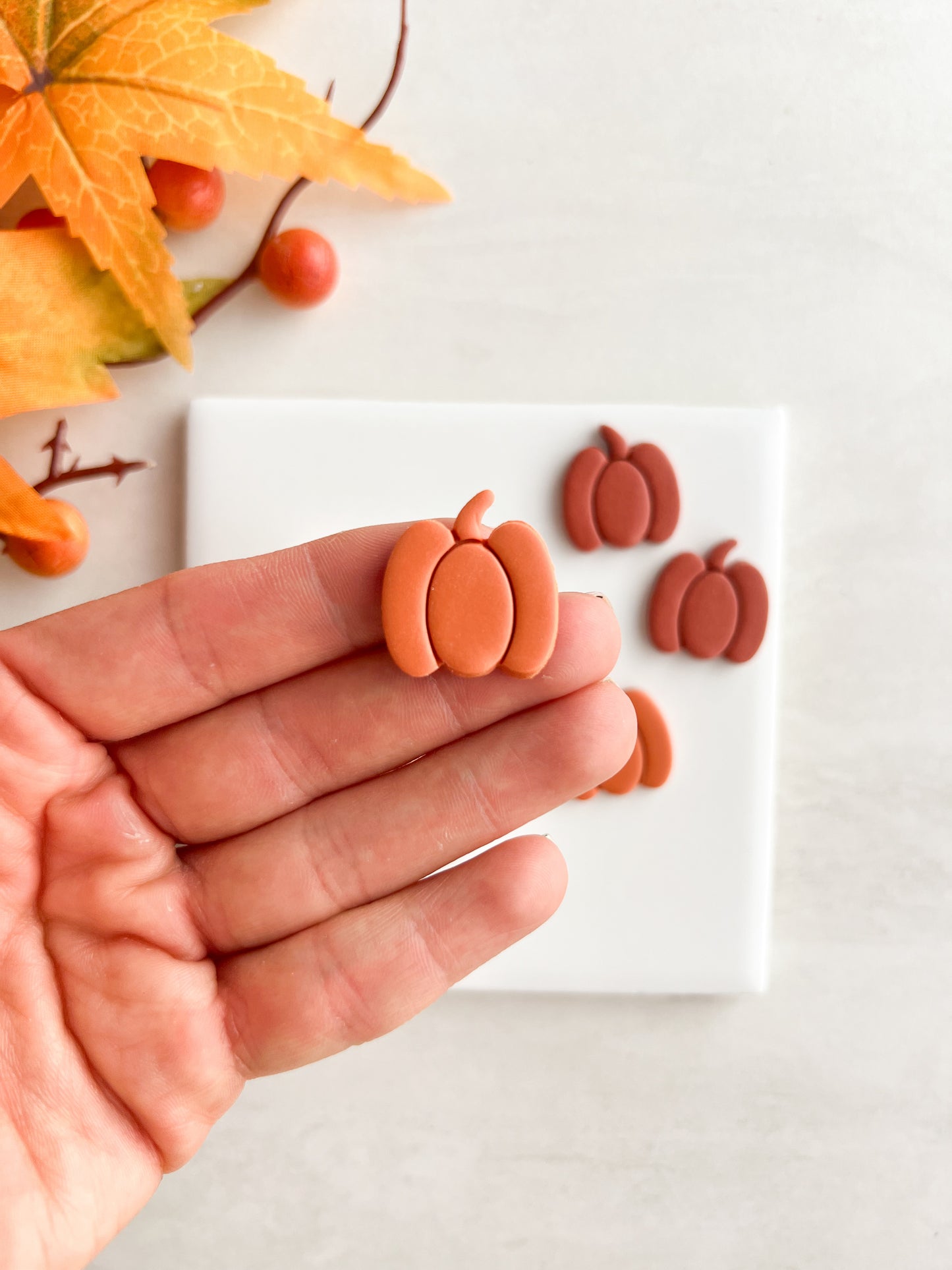 Pumpkin No. 16 Clay Cutter | Pumpkin No. 16 Polymer Clay Cutter for DIY Fall Earrings Halloween Jewelry and Handmade Autumn Accessories
