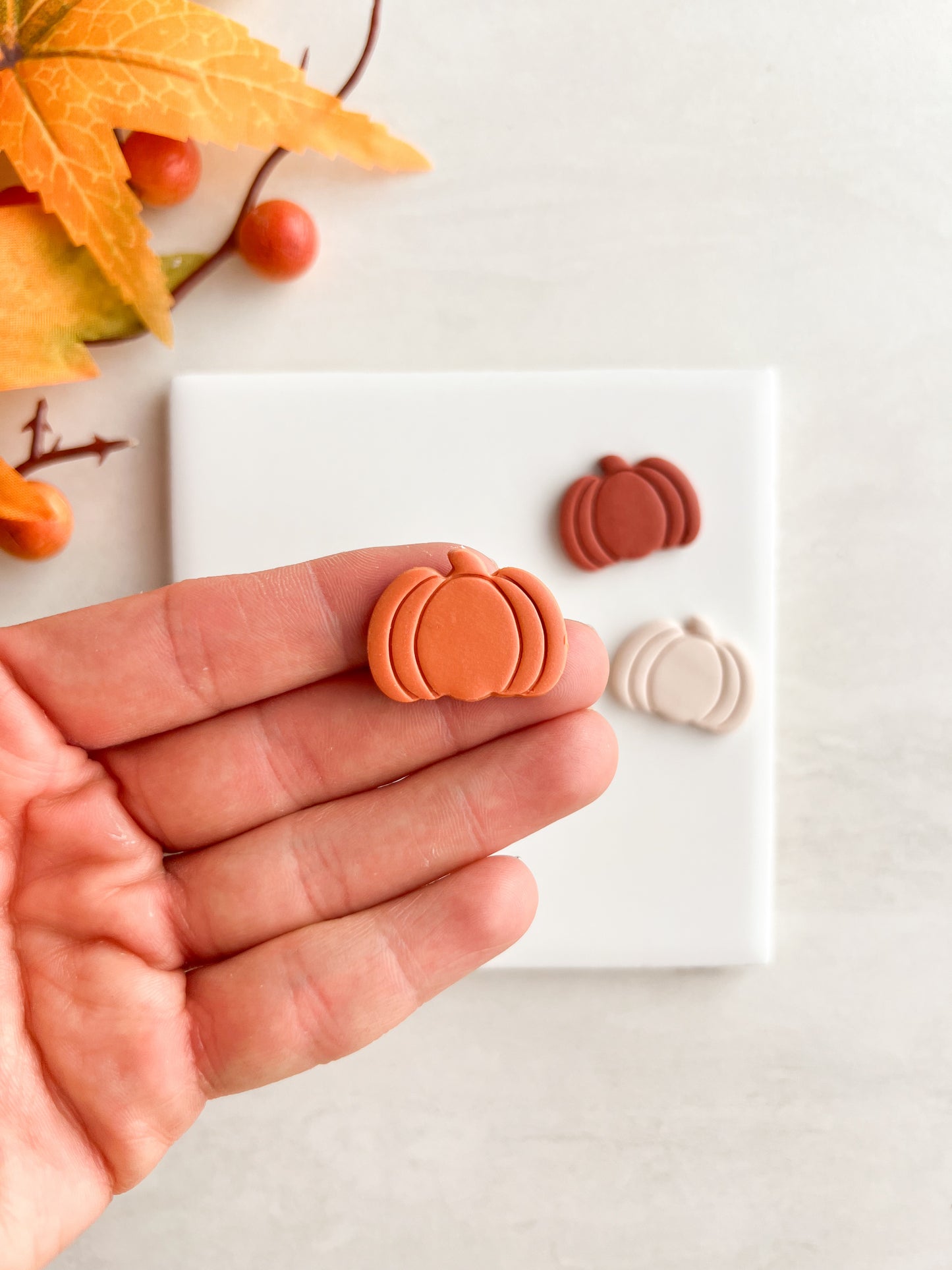 Pumpkin No. 6 Clay Cutter | Pumpkin No. 6 Polymer Clay Cutter for DIY Thanksgiving Earrings Pumpkin Spice Jewelry and Handmade Autumn Accessories