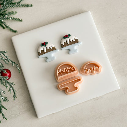 2025 Christmas Pudding No. 4 | Festive Polymer Clay Cutter