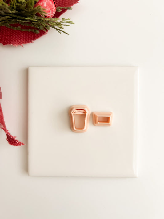 To Go Coffee Cup Clay Cutter | Polymer Clay Cutter for Coffee Lovers, DIY Jewelry, and Crafts