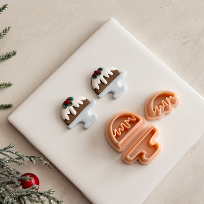 2025 Christmas Pudding No. 4 | Festive Polymer Clay Cutter