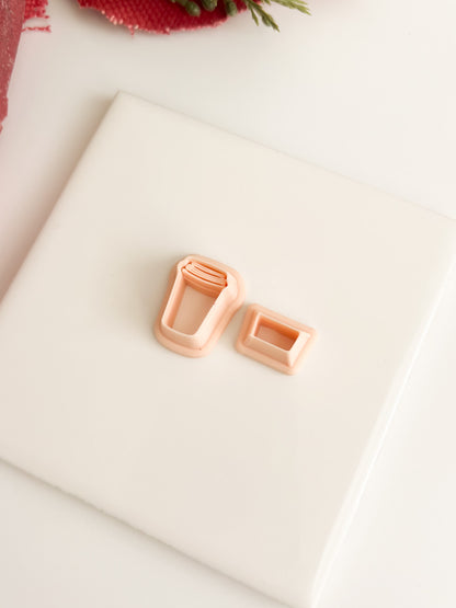 To Go Coffee Cup Clay Cutter | Polymer Clay Cutter for Coffee Lovers, DIY Jewelry, and Crafts