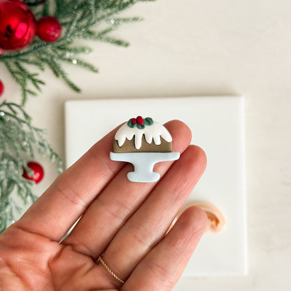 2025 Christmas Pudding No. 4 | Festive Polymer Clay Cutter
