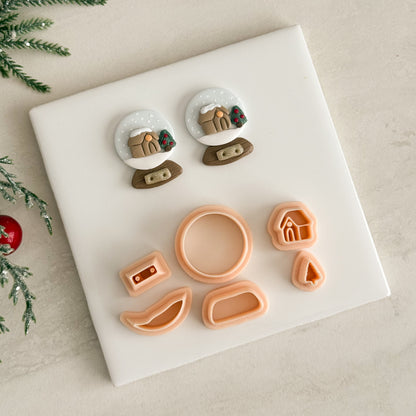 2025 Snowglobe No. 1 Builder | Festive Polymer Clay Cutter