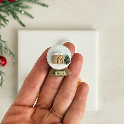 2025 Snowglobe No. 1 Builder | Festive Polymer Clay Cutter