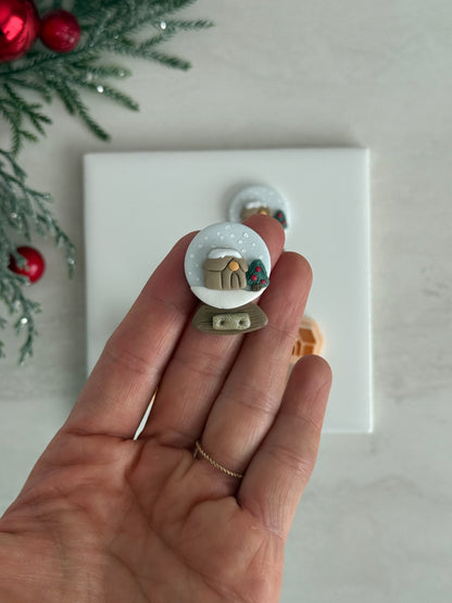 2025 Snowglobe No. 1 Builder | Festive Polymer Clay Cutter