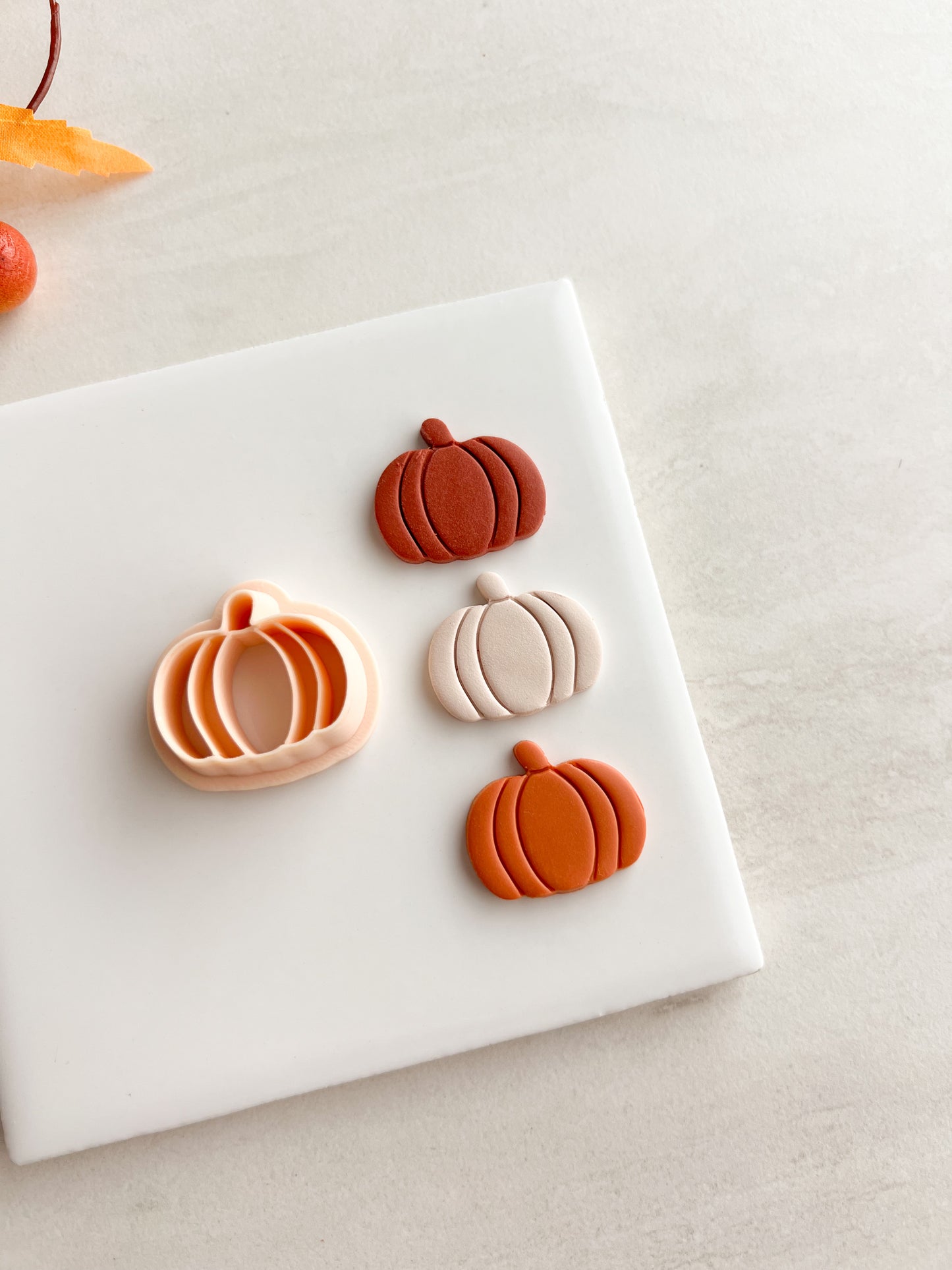 Pumpkin No. 7 Clay Cutter | Pumpkin No. 7 Polymer Clay Cutter for DIY Fall Earrings Harvest Jewelry and Handmade Cute Accessories