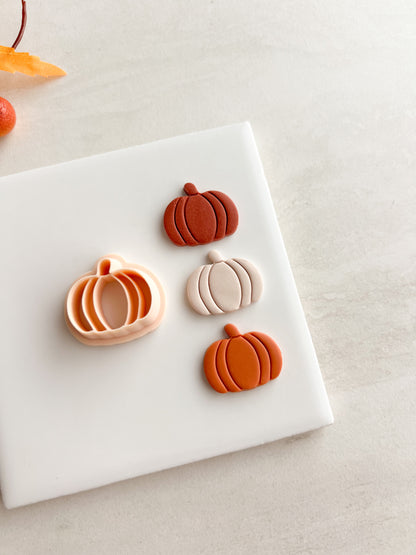 Pumpkin No. 7 Clay Cutter | Pumpkin No. 7 Polymer Clay Cutter for DIY Fall Earrings Harvest Jewelry and Handmade Cute Accessories