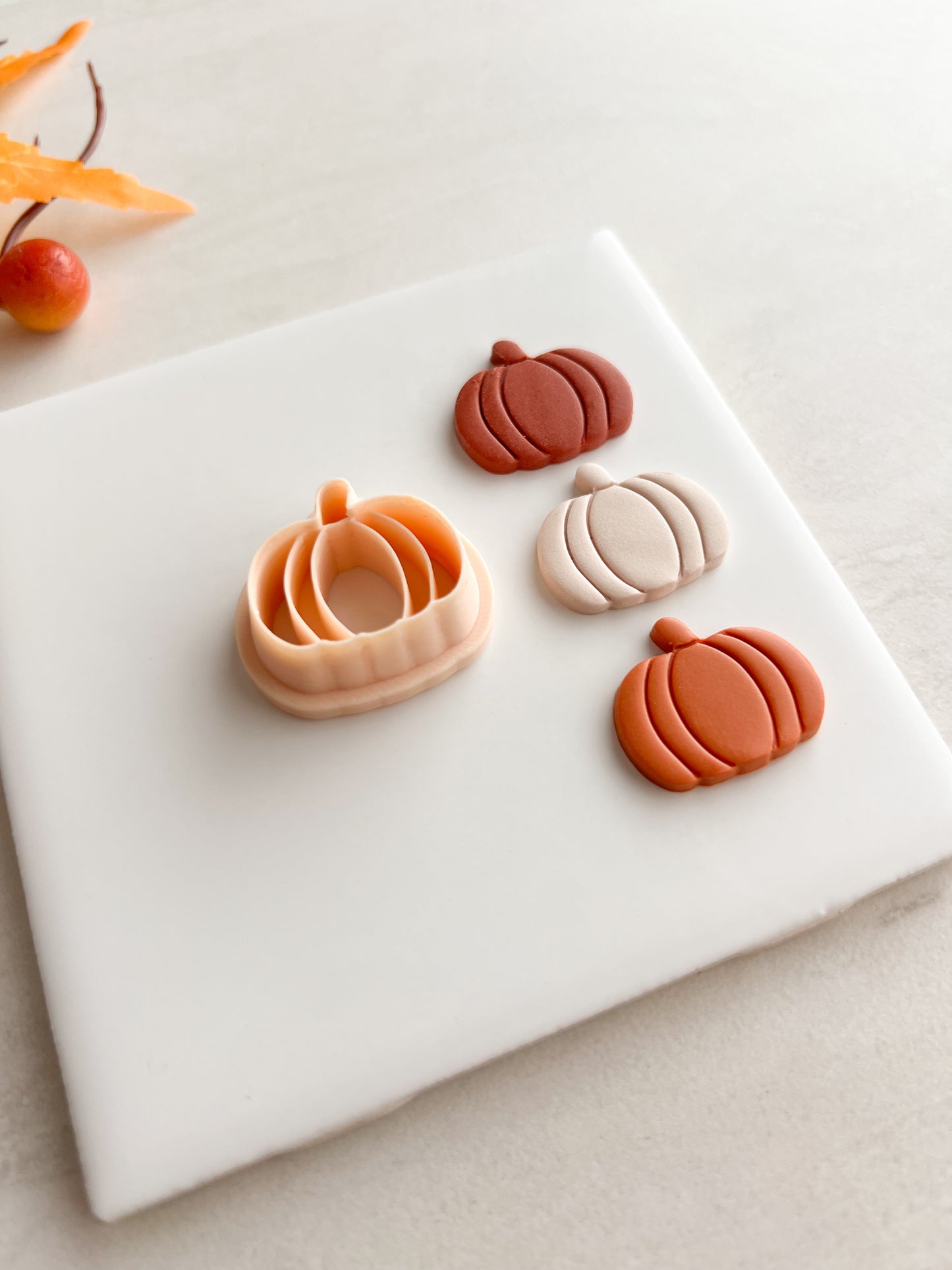 Pumpkin No. 7 Clay Cutter | Pumpkin No. 7 Polymer Clay Cutter for DIY Fall Earrings Harvest Jewelry and Handmade Cute Accessories