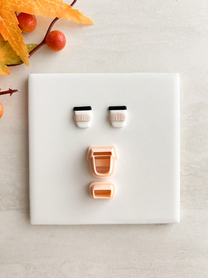 To Go Latte No. 3 Clay Cutter | To Go Latte No. 3 Polymer Clay Cutter for DIY Coffee Earrings Caf√© Jewelry and Handmade Latte Accessories