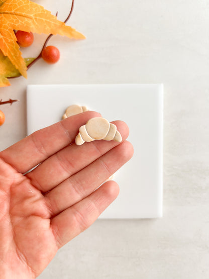 Croissant Clay Cutter | Croissant Polymer Clay Cutter for DIY Bakery Earrings Food-Themed Jewelry and Handmade French Accessories