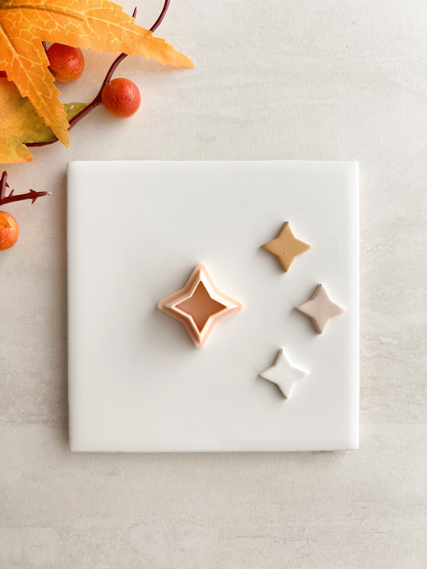 Star Shape No. 3 Clay Cutter | Star Shape No. 3 Polymer Clay Cutter for DIY Star Earrings Astronomy-Themed Jewelry and Handmade Space Accessories