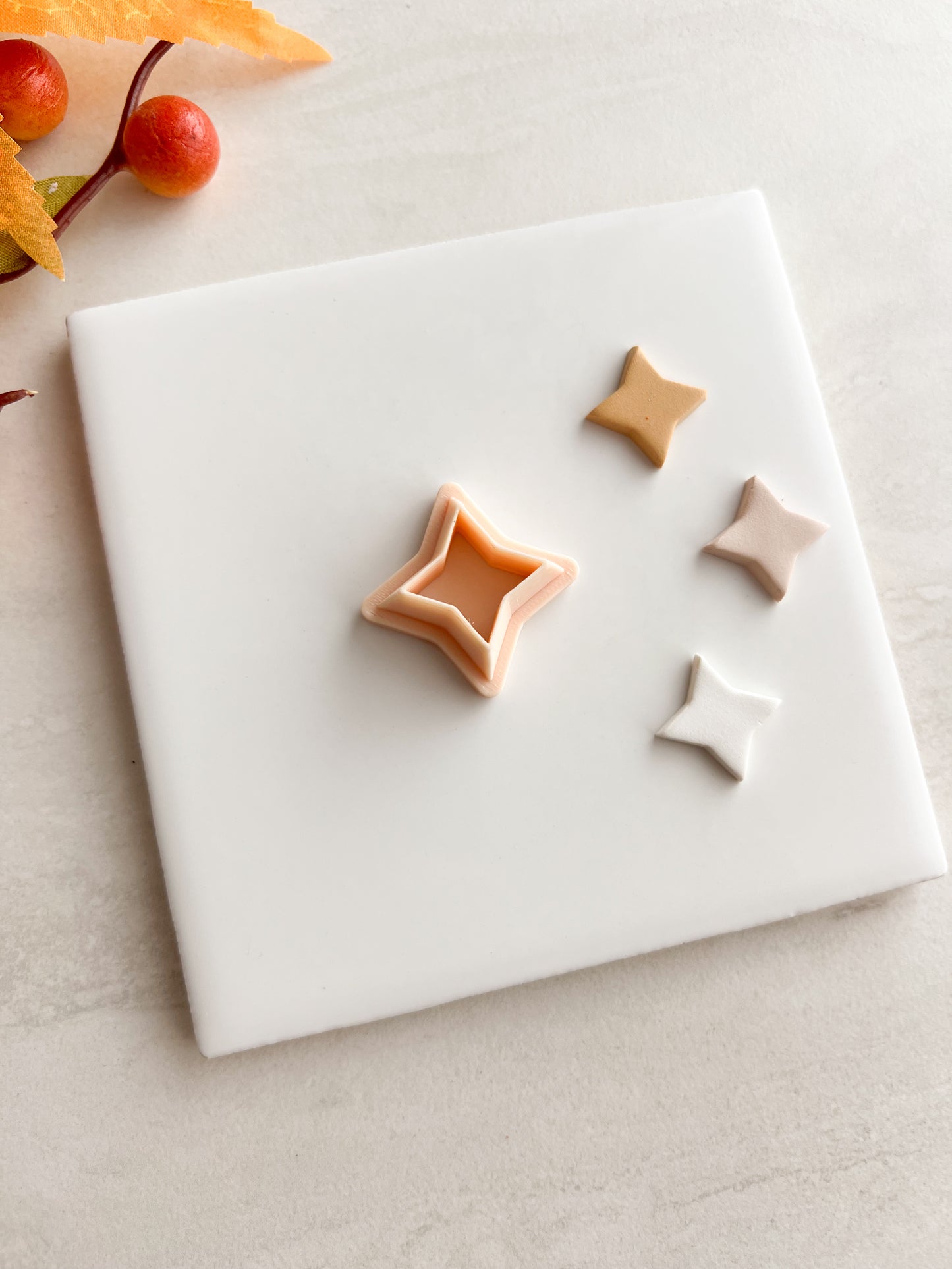 Star Shape No. 3 Clay Cutter | Star Shape No. 3 Polymer Clay Cutter for DIY Star Earrings Astronomy-Themed Jewelry and Handmade Space Accessories