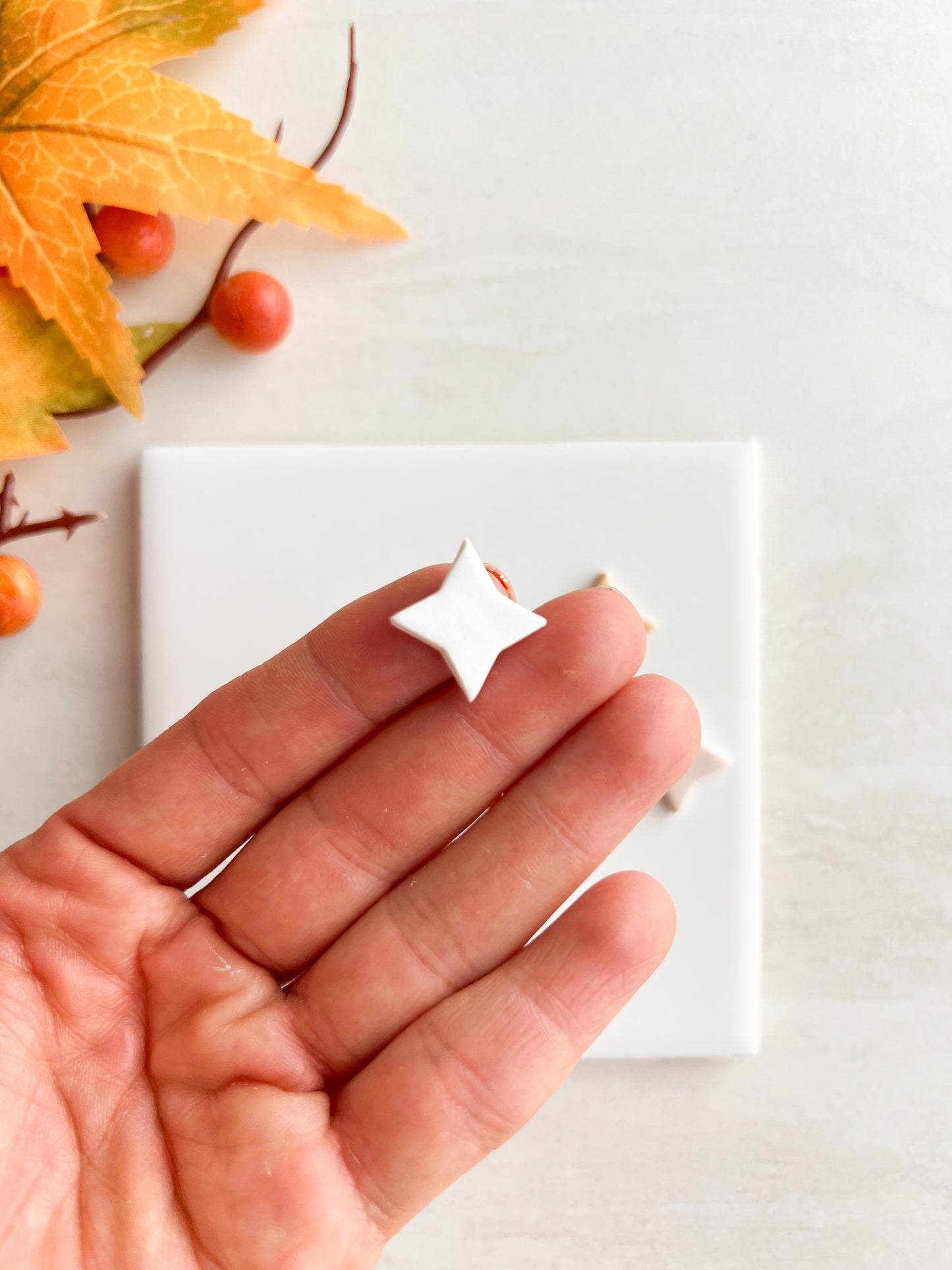 Star Shape No. 3 Clay Cutter | Star Shape No. 3 Polymer Clay Cutter for DIY Star Earrings Astronomy-Themed Jewelry and Handmade Space Accessories