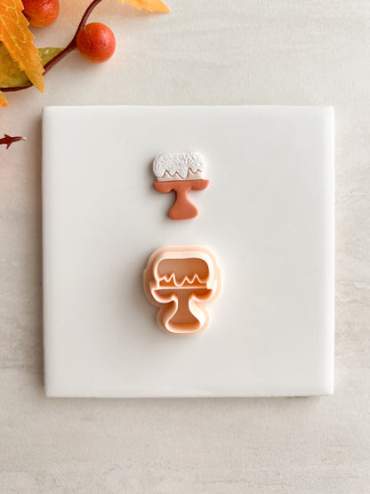 Cake Stand Clay Cutter | Cake Stand Polymer Clay Cutter for DIY Dessert Earrings Bakery-Themed Jewelry and Handmade Elegant Accessories