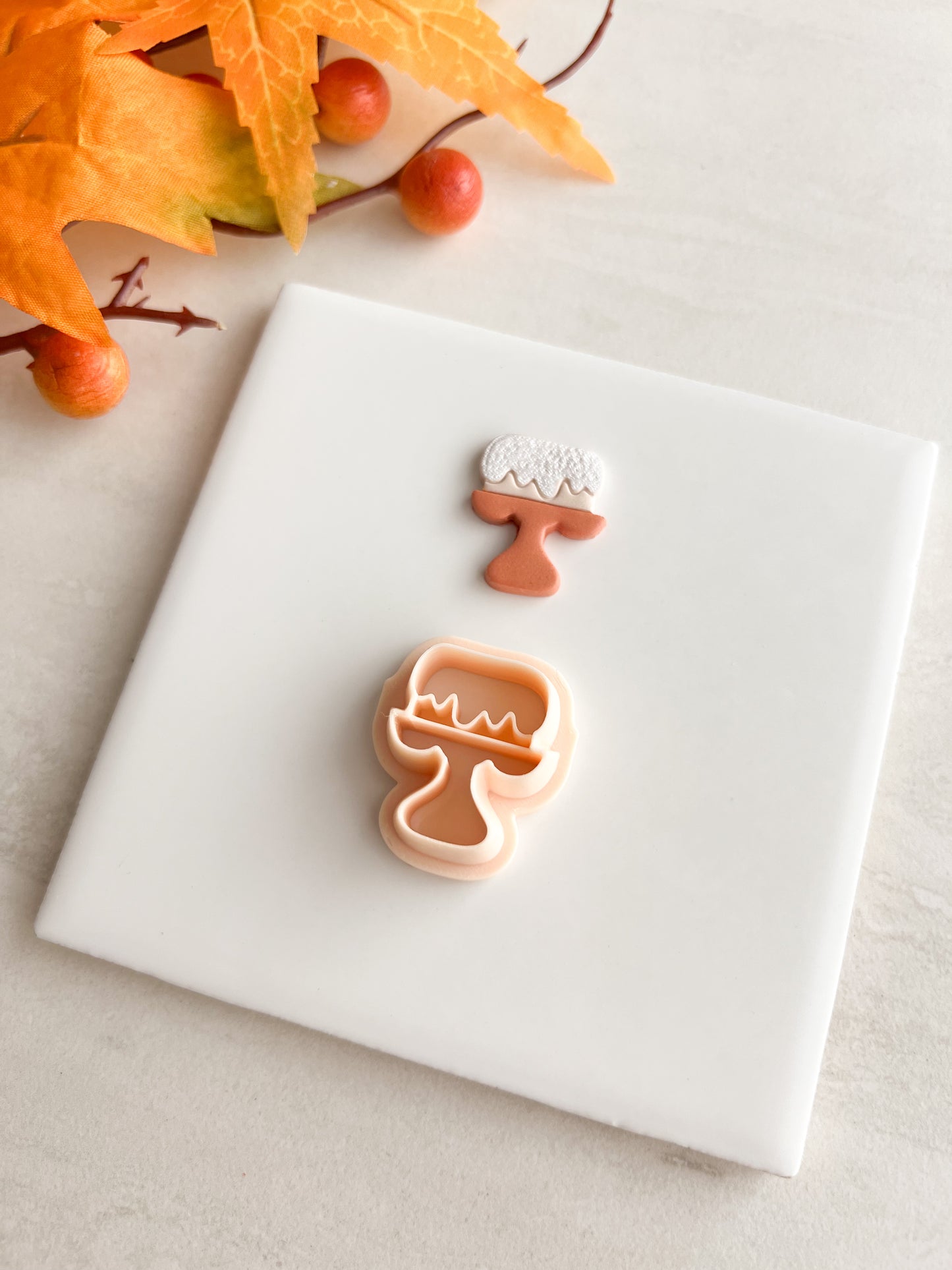 Cake Stand Clay Cutter | Cake Stand Polymer Clay Cutter for DIY Dessert Earrings Bakery-Themed Jewelry and Handmade Elegant Accessories
